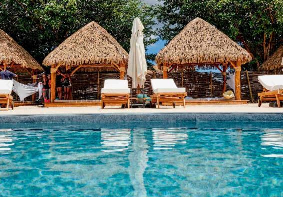 Katalea - Blue Dream, Plage, Piscine, Bar Grand-Bourg  Bagian luar foto